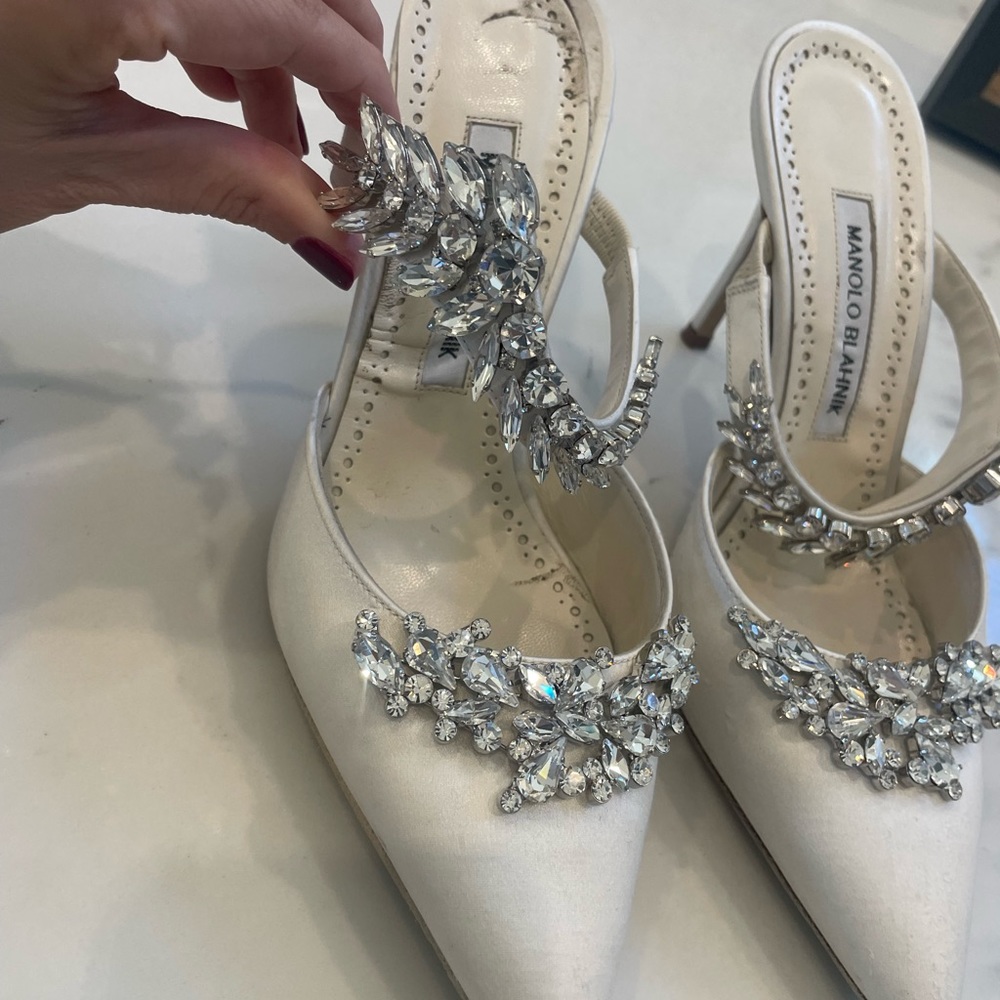 Lurum Crystal-Embellished Mules